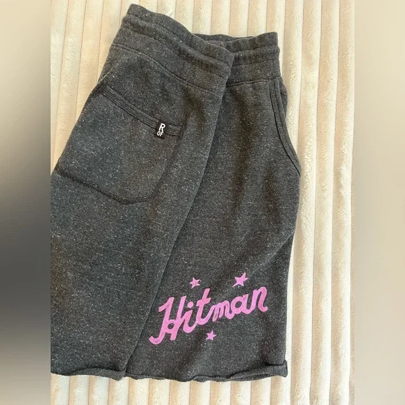 Roots of Fight XXL Bret Hart Fleece Shorts - Picture 3 of 5